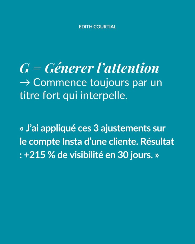 formule GATEAU, atelier de groupe d'Edith Courtial